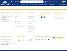 Tablet Screenshot of mileniomoveis.com.br